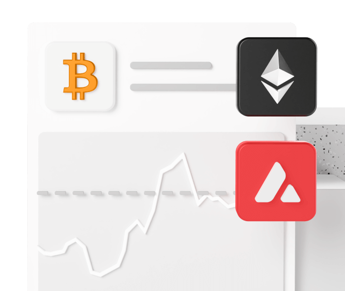 Crypto market illustration