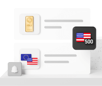 Forex commodities and indices illustration